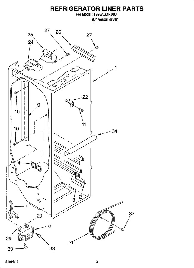 Diagram for TS25AGXRD00
