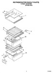 Diagram for 03 - Refrigerator Shelf Parts