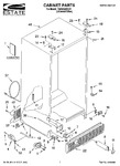 Diagram for 01 - Cabinet Parts