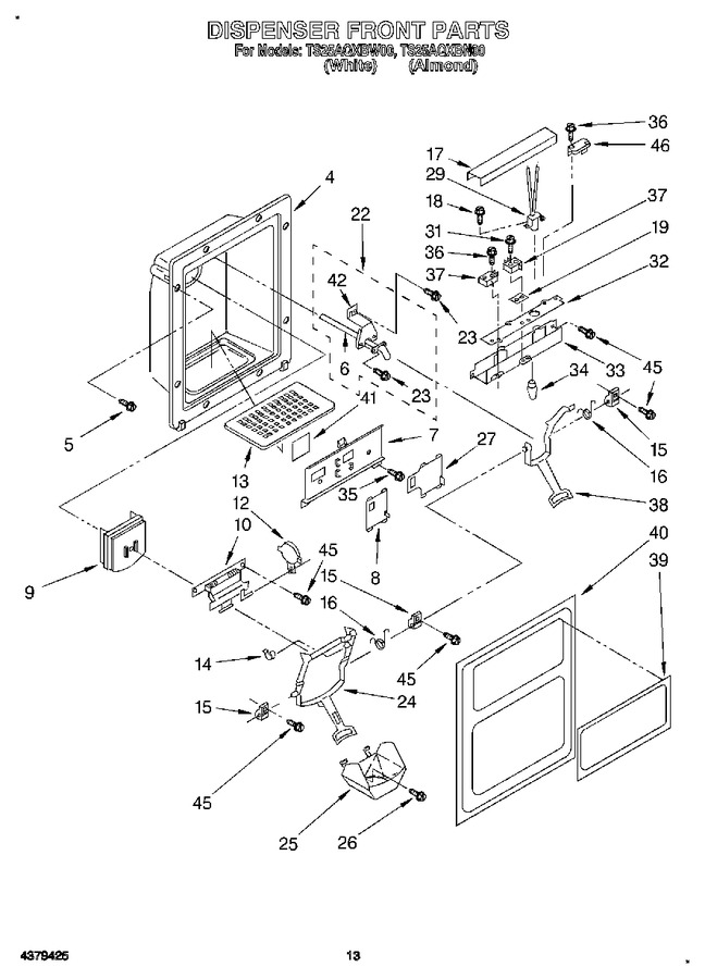 Diagram for TS25AQXBW00