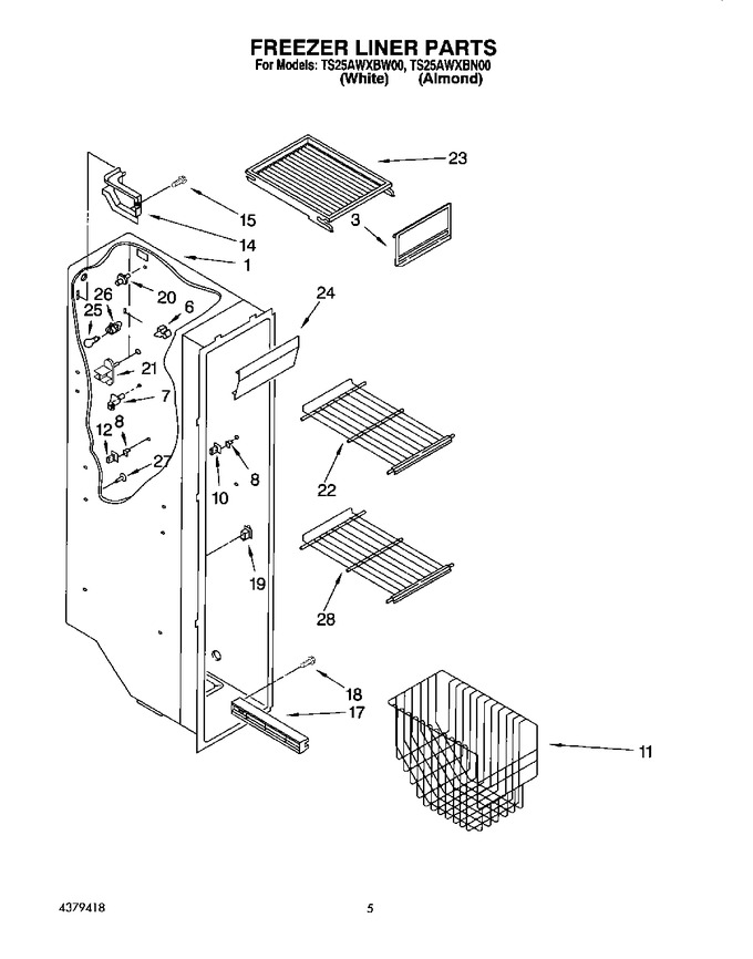 Diagram for TS25AWXBN00