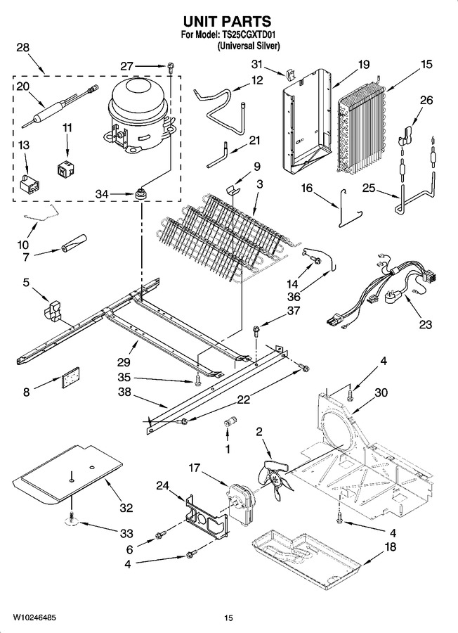 Diagram for TS25CGXTD01