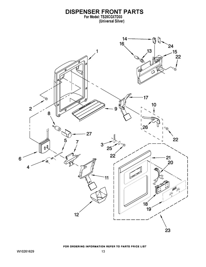 Diagram for TS25CGXTD03