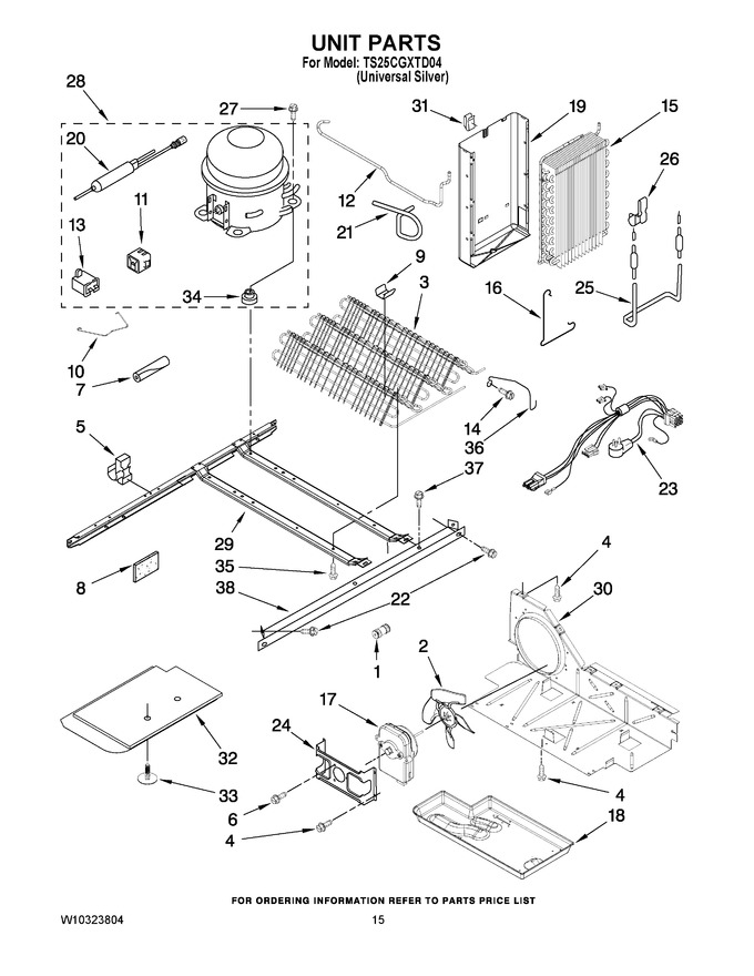 Diagram for TS25CGXTD04