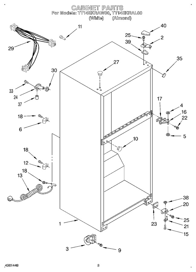Diagram for TT14EKRAW00