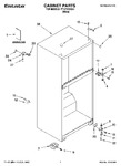 Diagram for 01 - Cabinet Parts