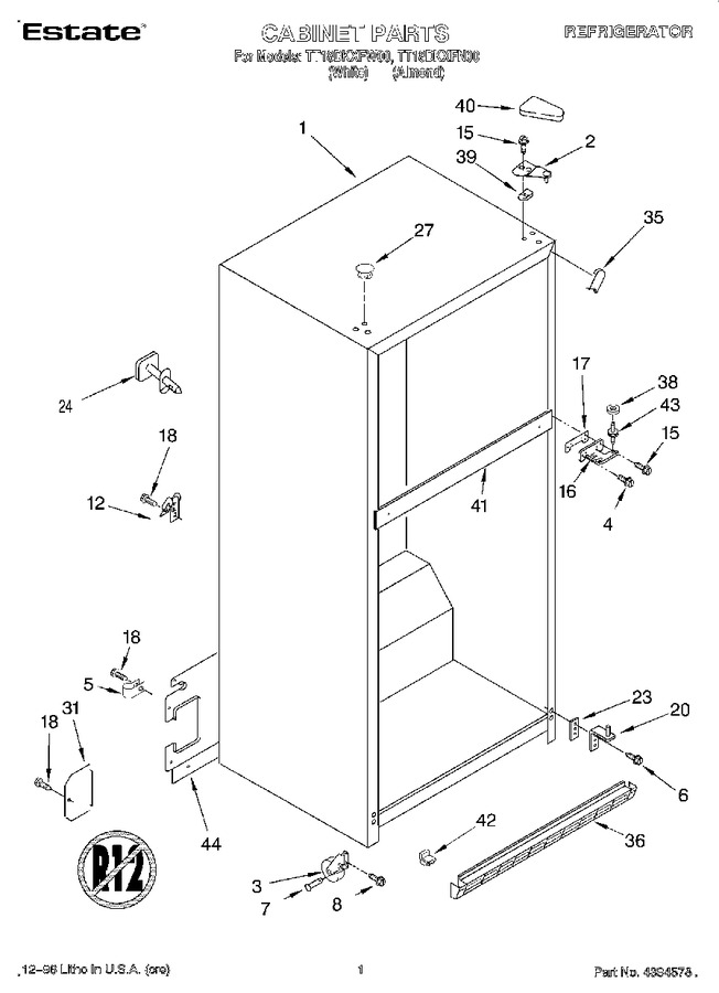 Diagram for TT18DKXFW00