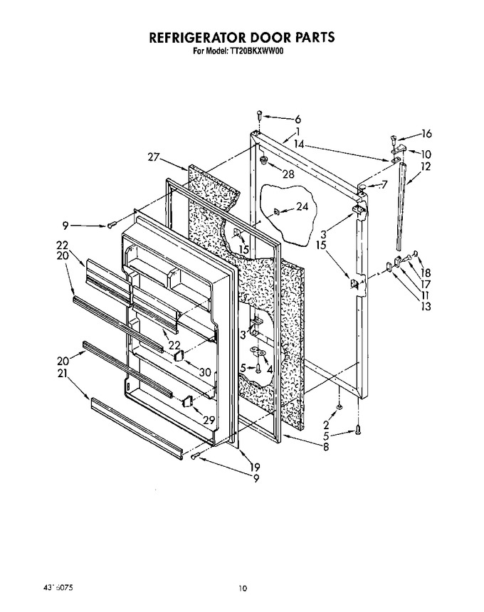 Diagram for TT20BKXWW00