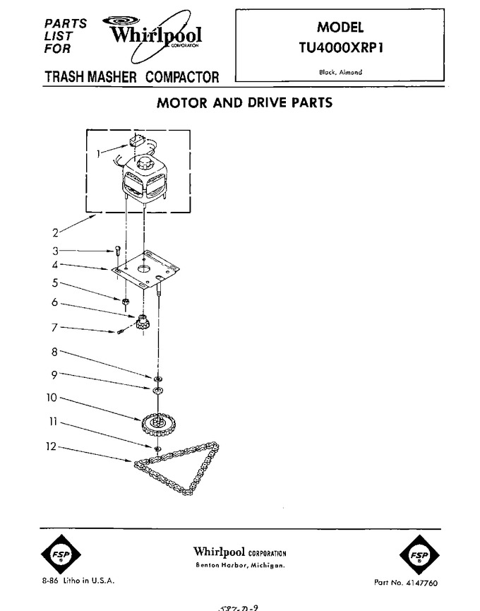 Diagram for TU4000XRP1