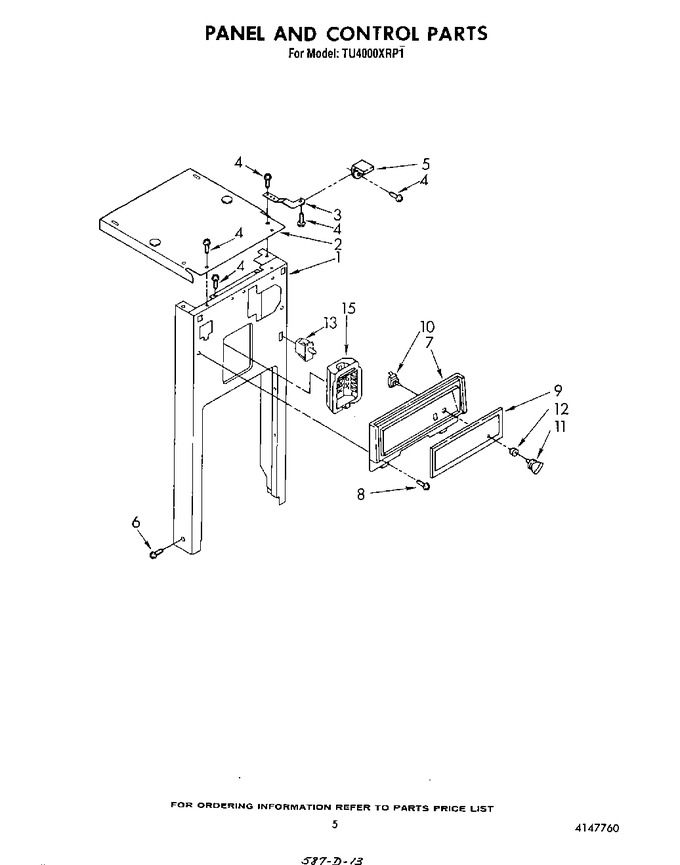 Diagram for TU4000XRP1