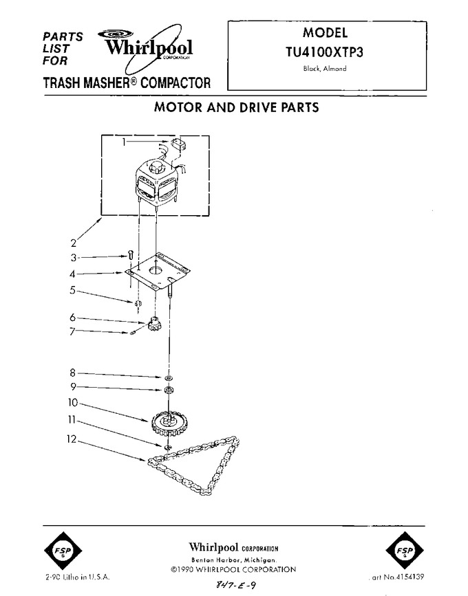 Diagram for TU4100XTP3