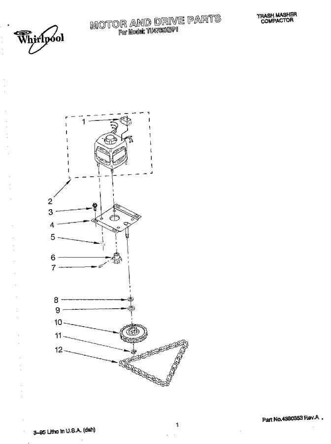 Diagram for TU4700XBP1