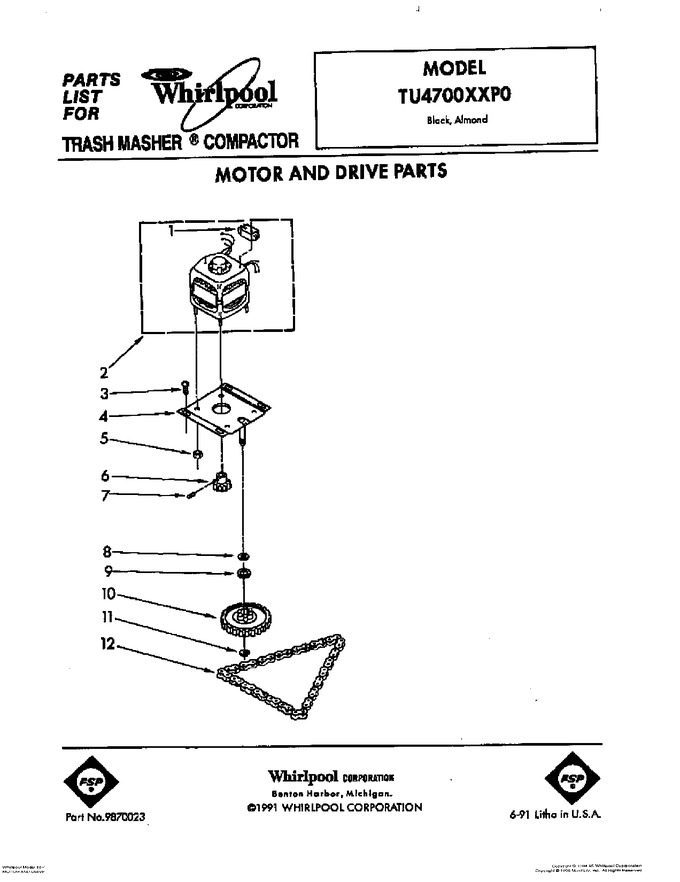 Diagram for TU4700XXP0