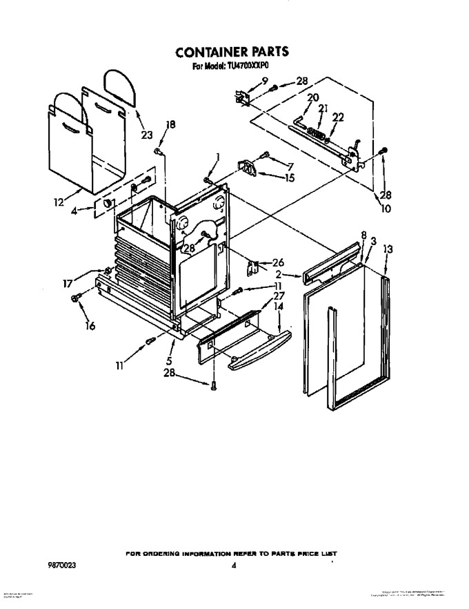 Diagram for TU4700XXP0