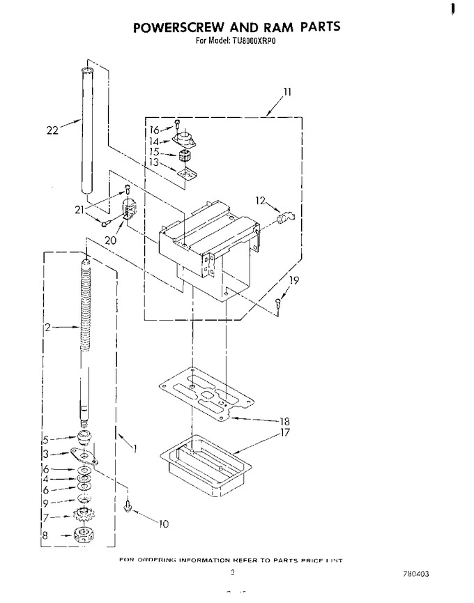 Diagram for TU8000XRP0