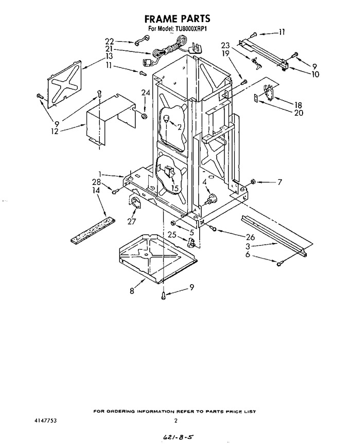 Diagram for TU8000XRP1