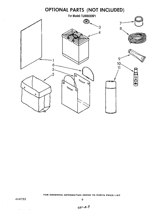 Diagram for TU8000XRP1