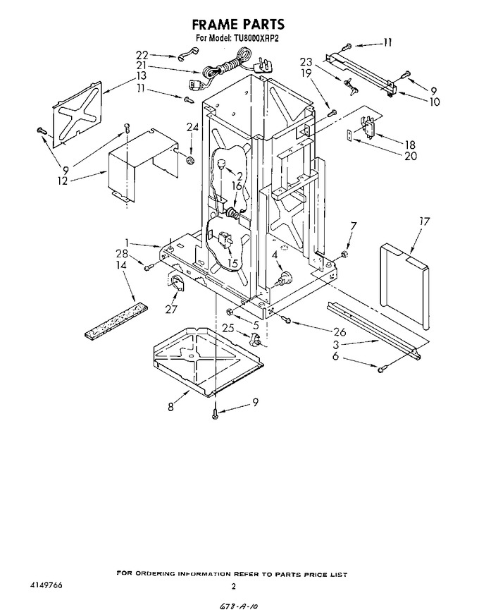Diagram for TU8000XRP2