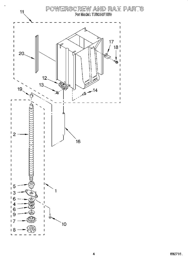 Diagram for TU800SPHB0