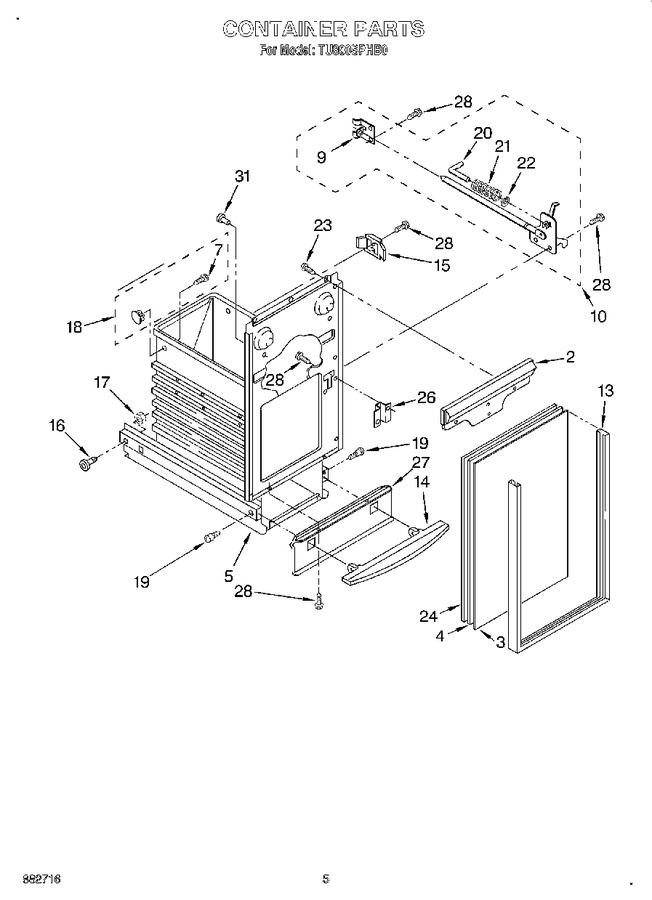 Diagram for TU800SPHB0