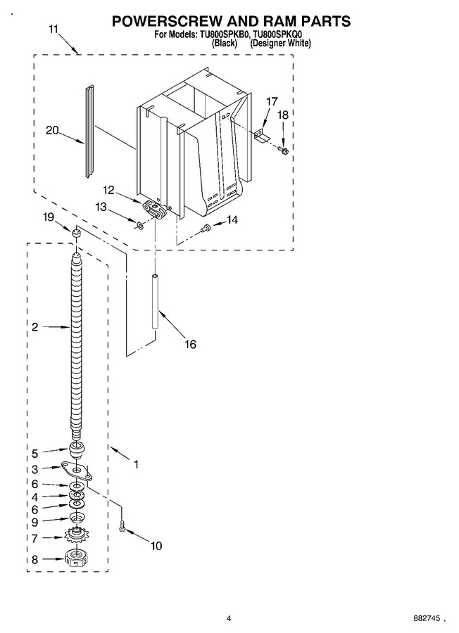 Diagram for TU800SPKB0