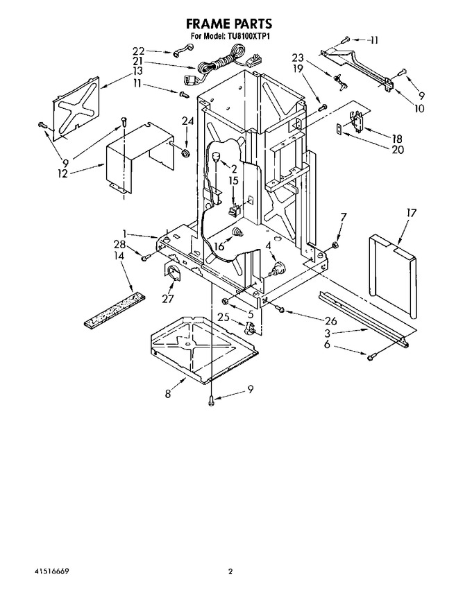 Diagram for TU8100XTP1