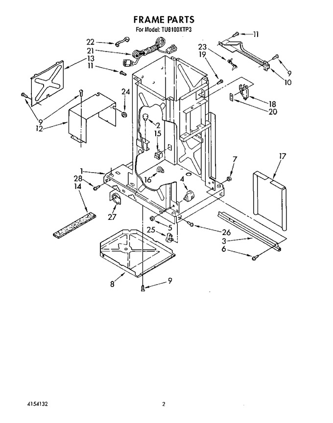Diagram for TU8100XTP3