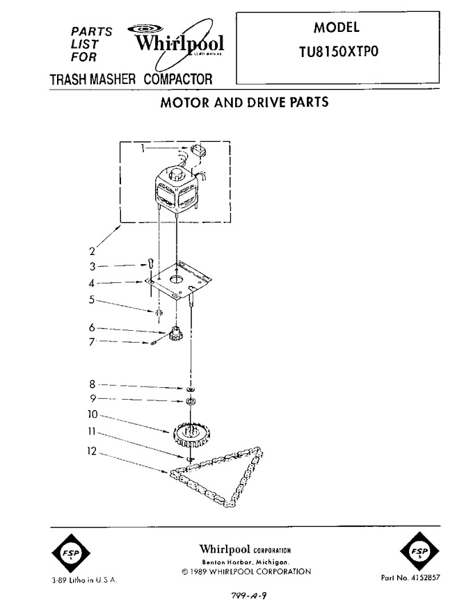 Diagram for TU8150XTP0