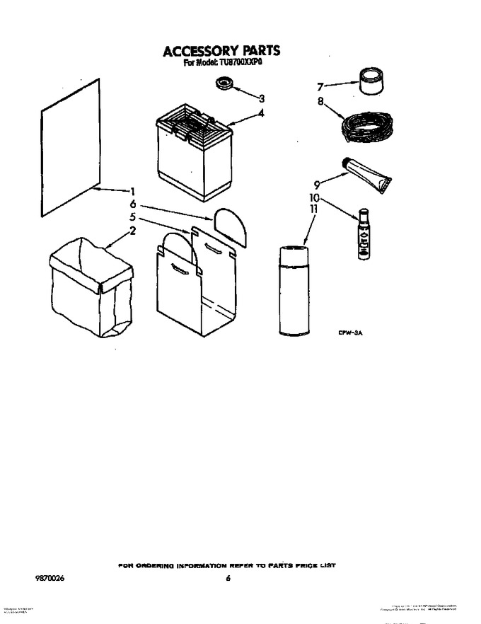 Diagram for TU8700XXP0