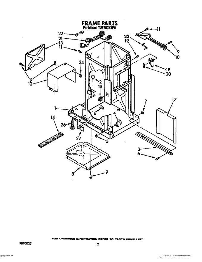 Diagram for TU8750XXP0