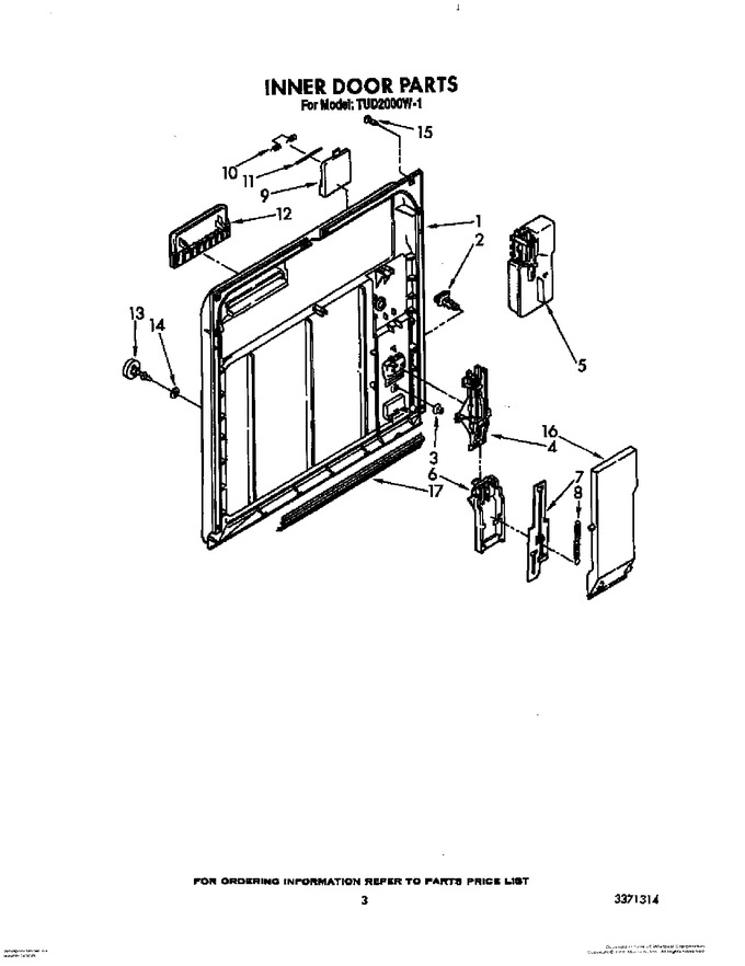 Diagram for TUD2000W1