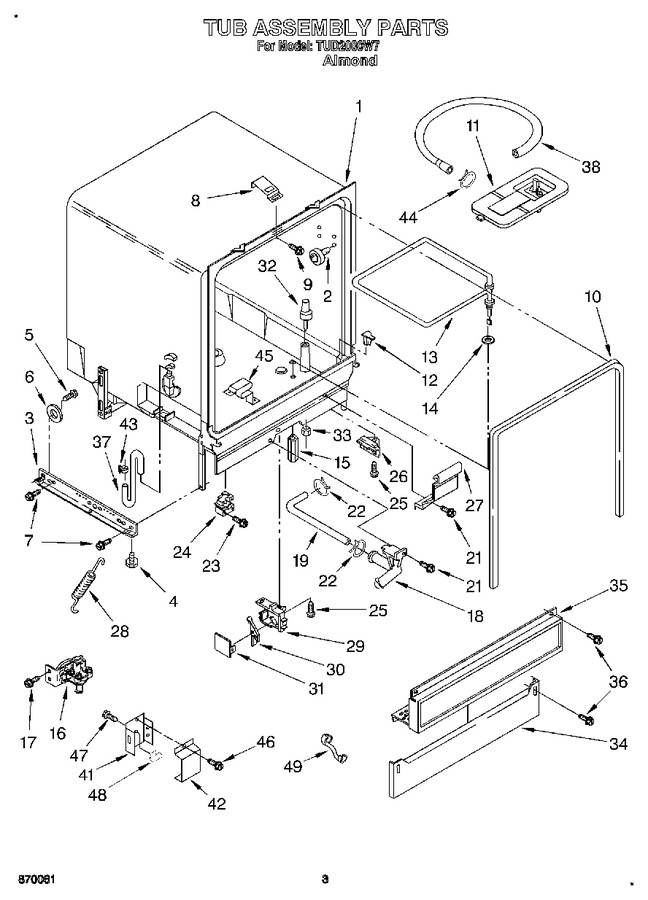 Diagram for TUD2000W7