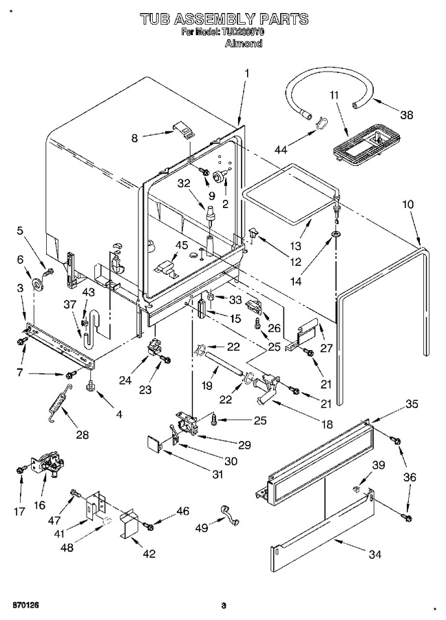 Diagram for TUD2000Y0