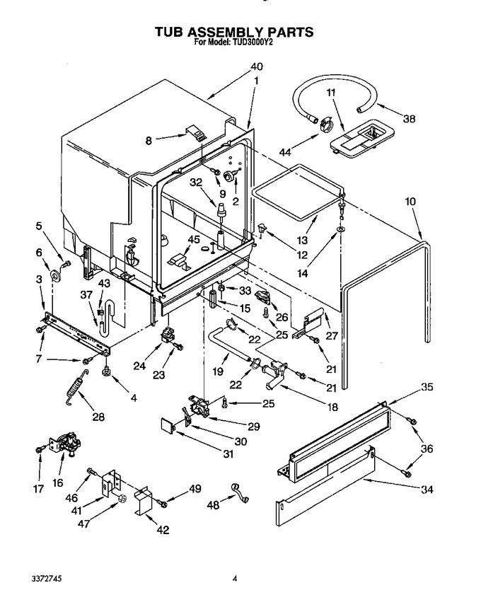 Diagram for TUD3000Y2