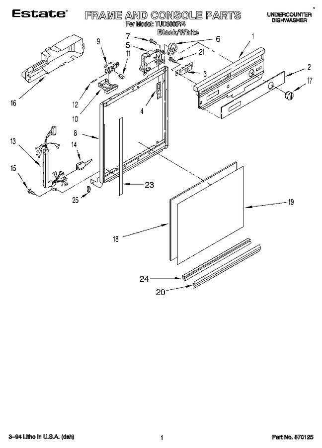 Diagram for TUD3000Y4