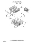 Diagram for 06 - Dishrack Parts