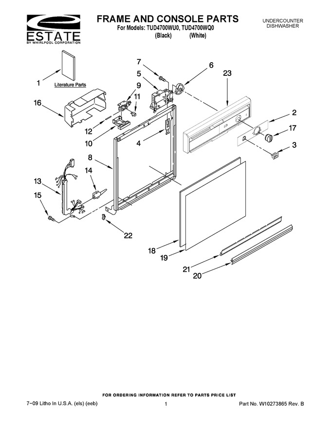 Diagram for TUD4700WU0