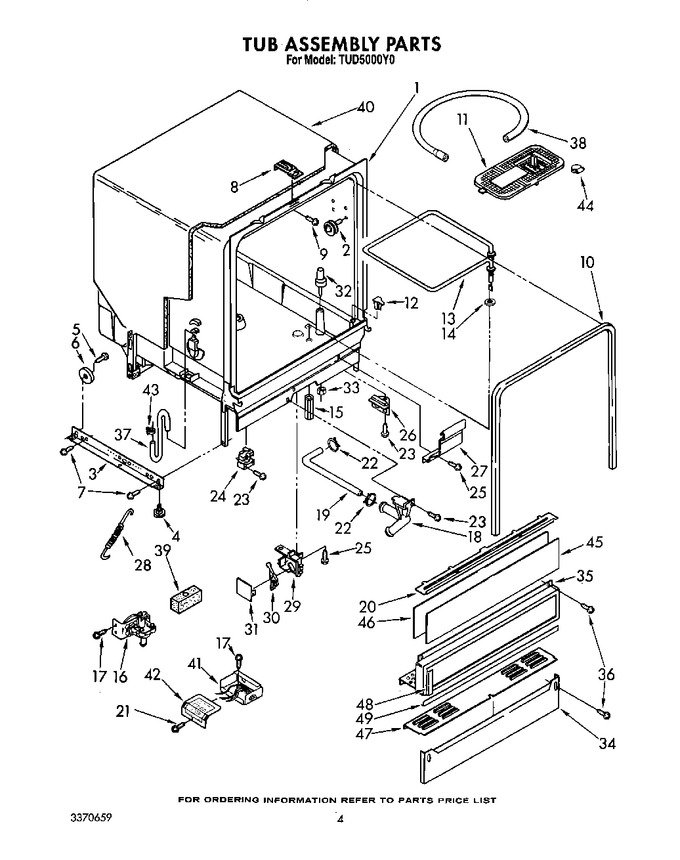 Diagram for TUD5000Y0