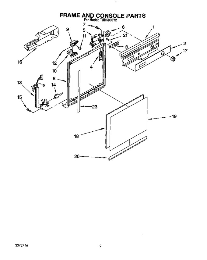 Diagram for TUD5000Y2