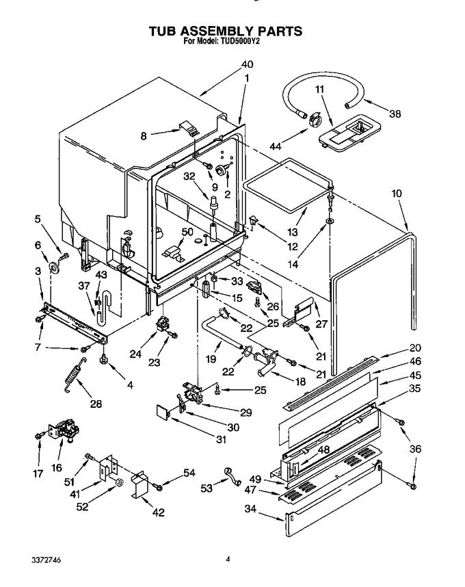 Diagram for TUD5000Y2