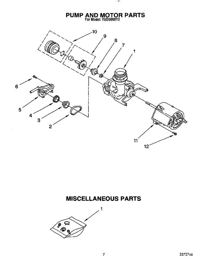 Diagram for TUD5000Y2