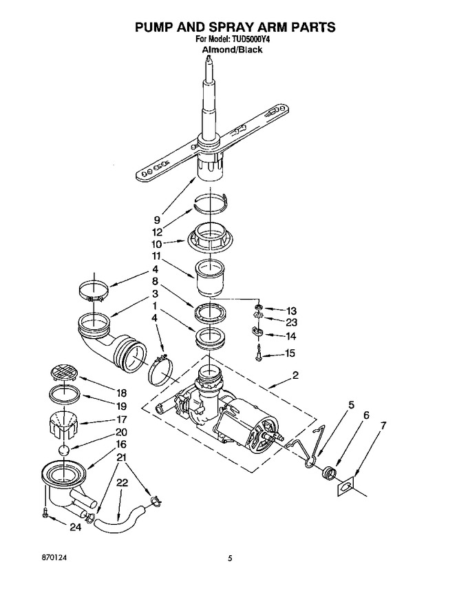 Diagram for TUD5000Y4