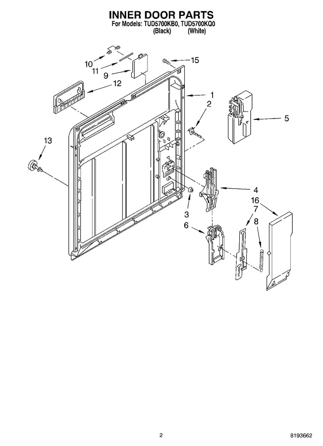 Diagram for TUD5700KB0