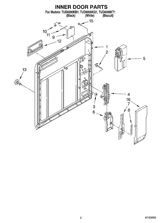 Diagram for TUD6000KB1