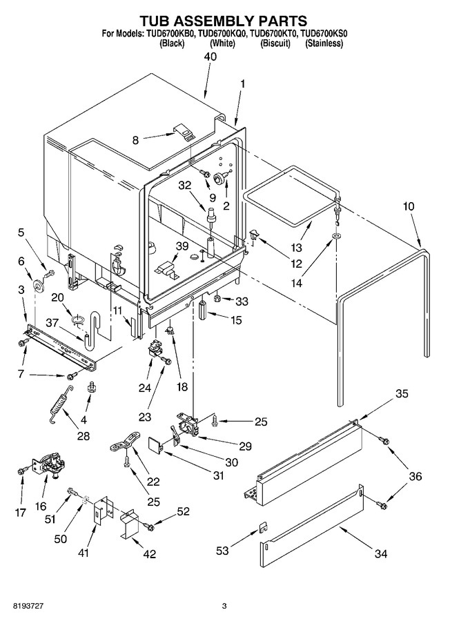 Diagram for TUD6700KS0
