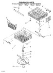 Diagram for 05 - Dishrack Parts