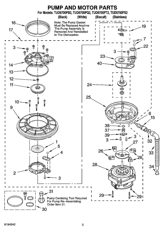 Diagram for TUD6700PT2