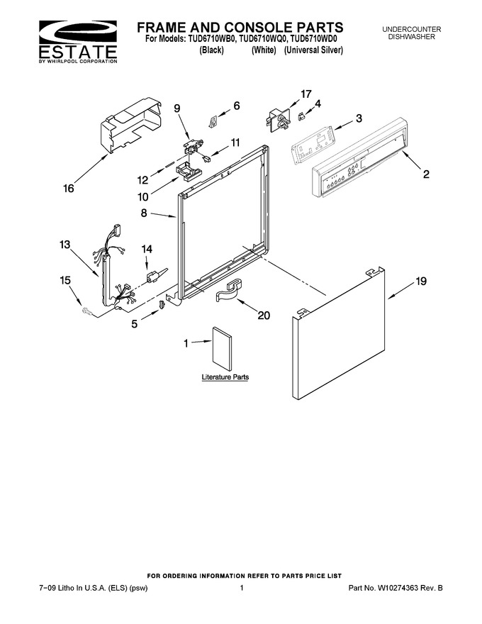 Diagram for TUD6710WB0