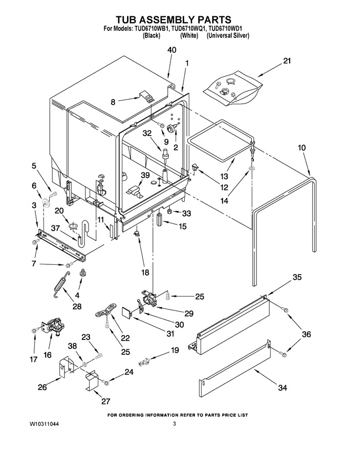 Diagram for TUD6710WD1