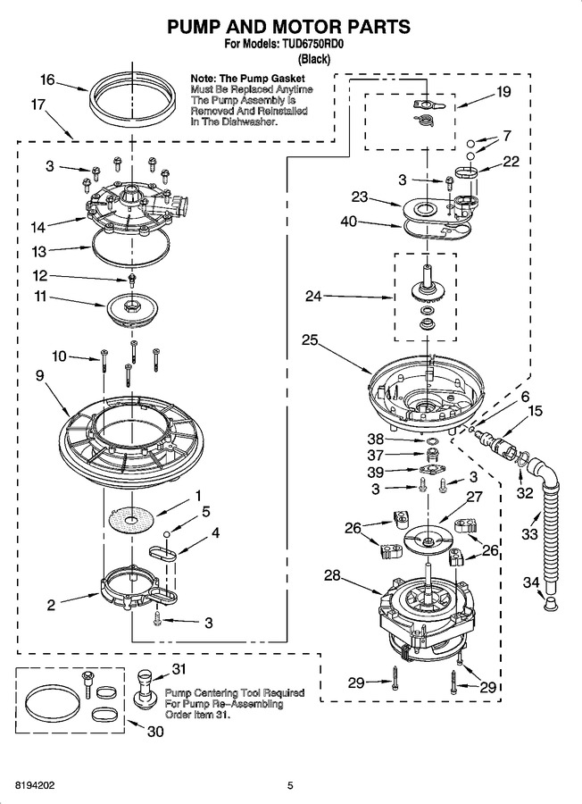 Diagram for TUD6750RD0